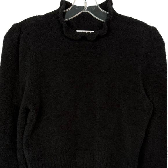 525 Revolve Mock Neck Long Sleeve Black Sweater Womens Size Small - Picture 3 of 10